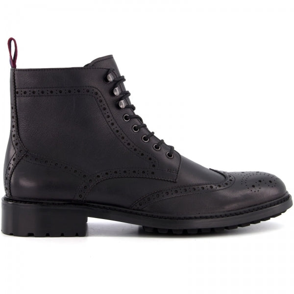 Base london hopkins leather wingtip boot hotsell