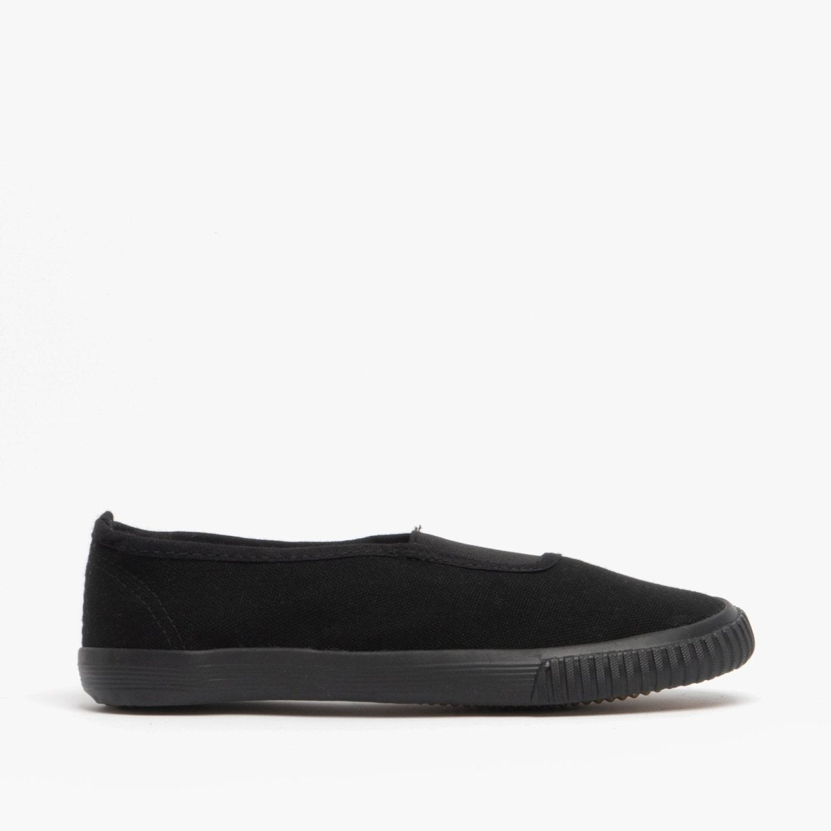 DEK BENNY Junior Unisex Single Gusset Plimsolls Black - Shuperb