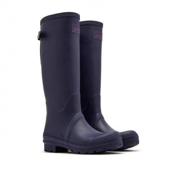 Joules FIELD WELLY Ladies Rubber Wellies French Navy - Shuperb