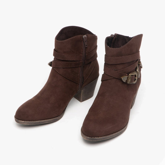 Rocket Dog SADEA Ladies Ankle Boots Tribal Brown - Shuperb