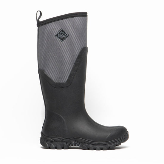 Muck Boots ARCTIC SPORT II TALL Ladies Rubber Wellington Boots Black/Grey - Shuperb