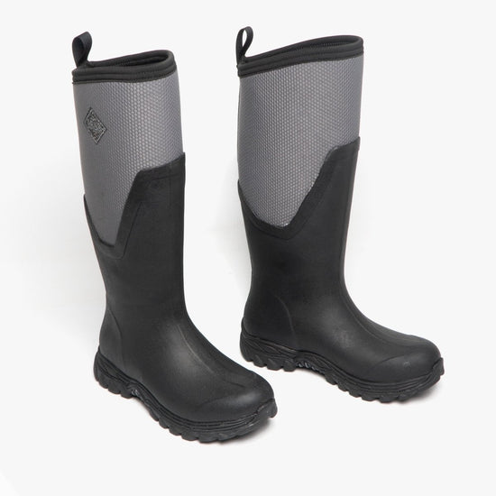 Muck Boots ARCTIC SPORT II TALL Ladies Rubber Wellington Boots Black/Grey - Shuperb