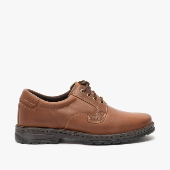 Hush Puppies OUTLAW II Mens Leather Shoes Brown - Shuperb