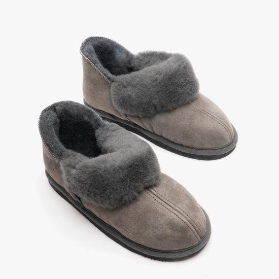 Shepherd KARIN Ladies Sheepskin Boot Slippers Asphalt - Shuperb