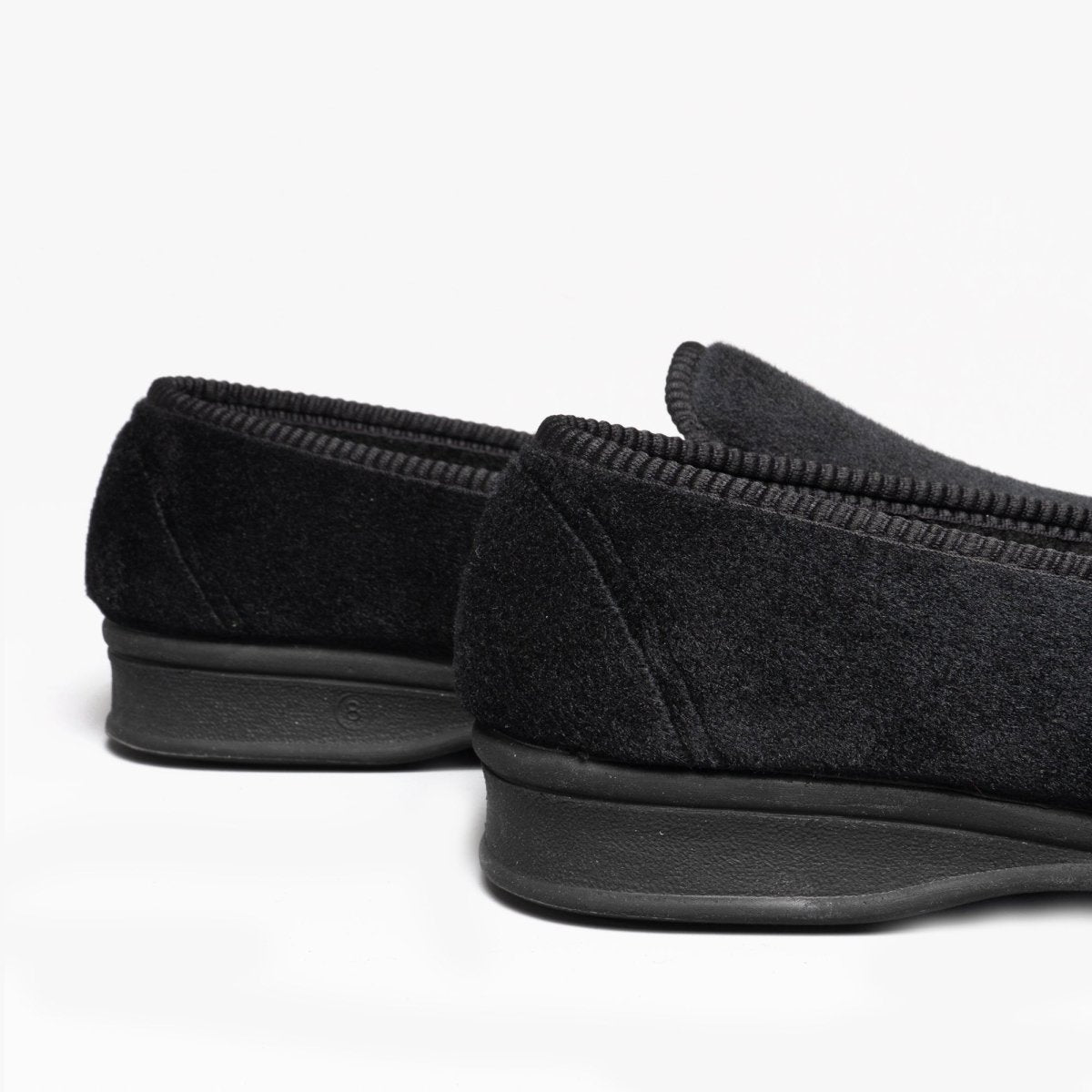 Mirak SHEPTON Mens Slippers Black - Shuperb