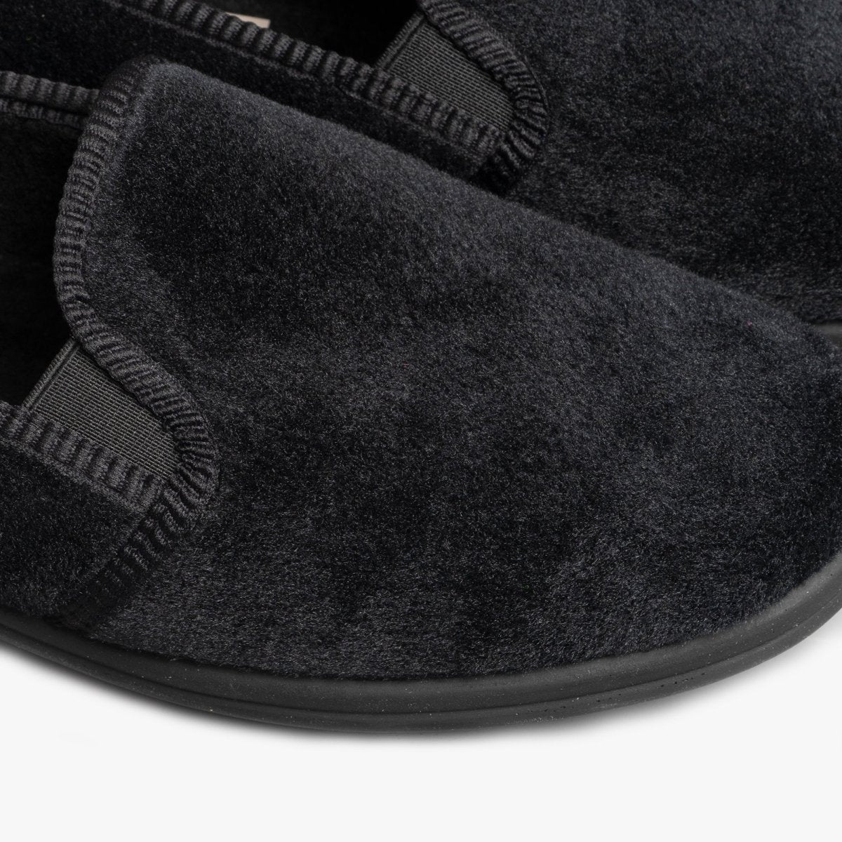 Mirak SHEPTON Mens Slippers Black - Shuperb