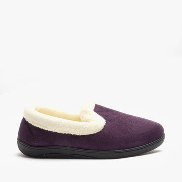 HOS Comfort REYNA Ladies Full Slippers Purple - Shuperb