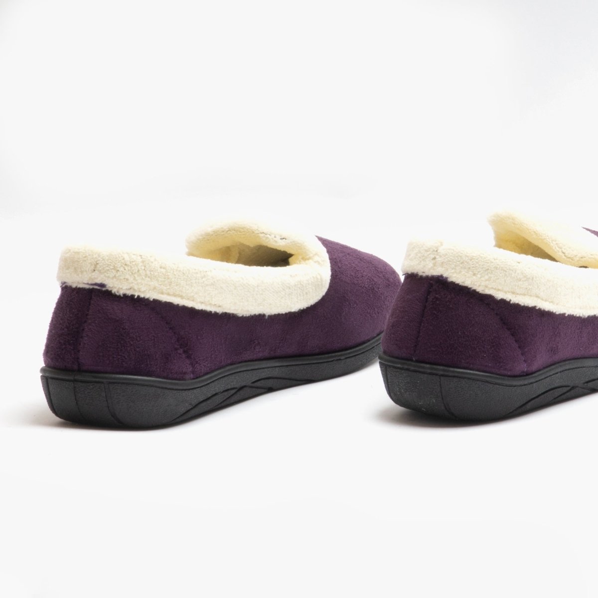 HOS Comfort REYNA Ladies Full Slippers Purple - Shuperb