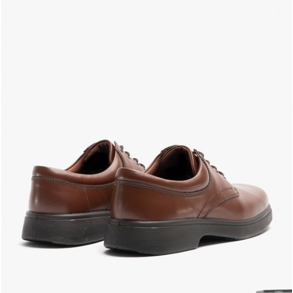 DB Shoes SHANNON 2 Mens Leather Extra Wide (4E) Shoes Brown - Shuperb