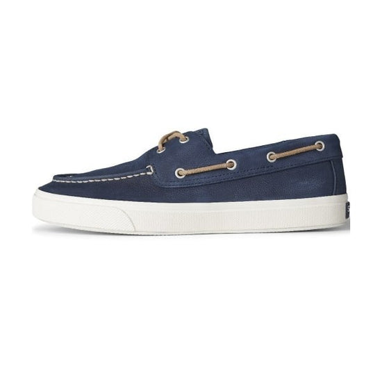 Sperry BAHAMA PLUSHWAVE Mens Leather Boat Shoes Navy - Shuperb