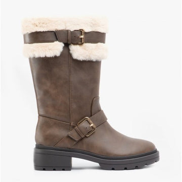 Rocket Dog IGLOO SANTEE Ladies Tall Boots Brown - Shuperb