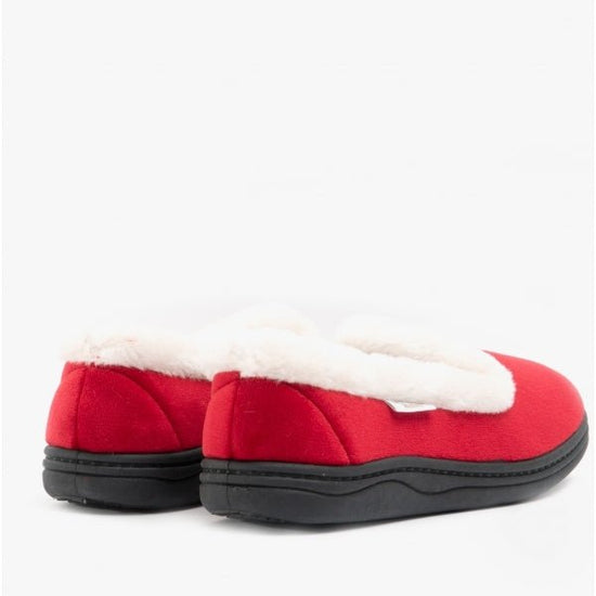 Dr Keller ALMA Ladies Full Slippers Red - Shuperb