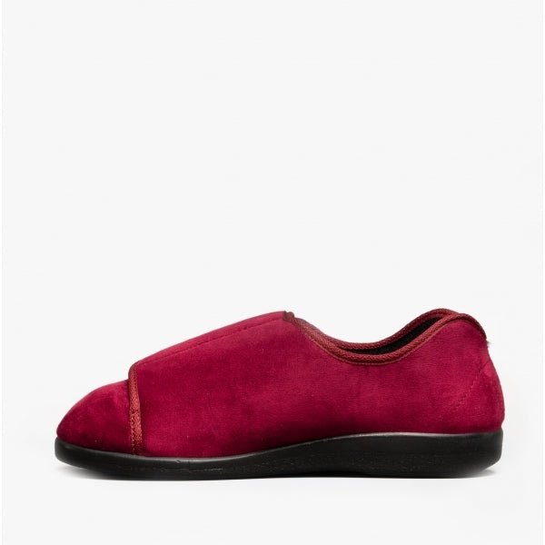 GBS Med WALTON Unisex Slippers Burgundy - Shuperb