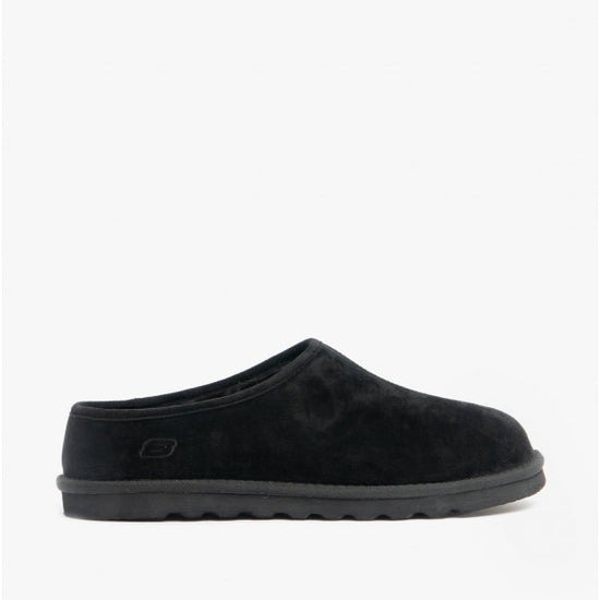 Skechers RENTEN LEMATO Mens Mule Slippers Black - Shuperb