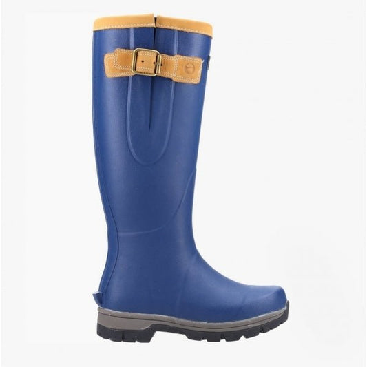 Cotswold STRATUS Unisex Rubber Wellington Boots Blue - Shuperb