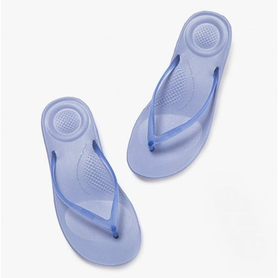 FitFlop IQUSHION TRANSPARENT Ladies Flip Flops Wild Lavender - Shuperb