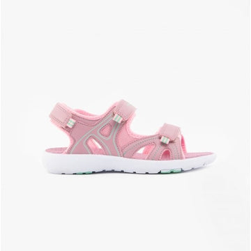 Hush Puppies LILLY Girls Touch Fasten Sandals Pink - Shuperb