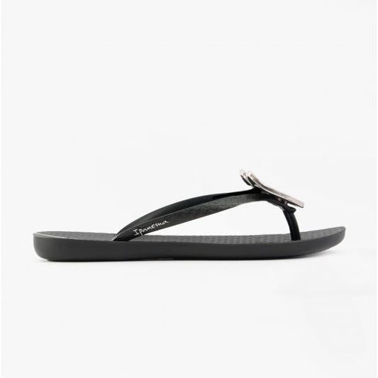 Ipanema MAXI HEART Ladies Flip Flops Black - Shuperb