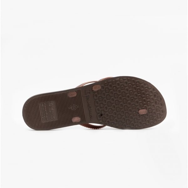 Ipanema BOSSA 21 Ladies Flip Flops Bronze - Shuperb