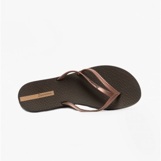 Ipanema BOSSA 21 Ladies Flip Flops Bronze - Shuperb