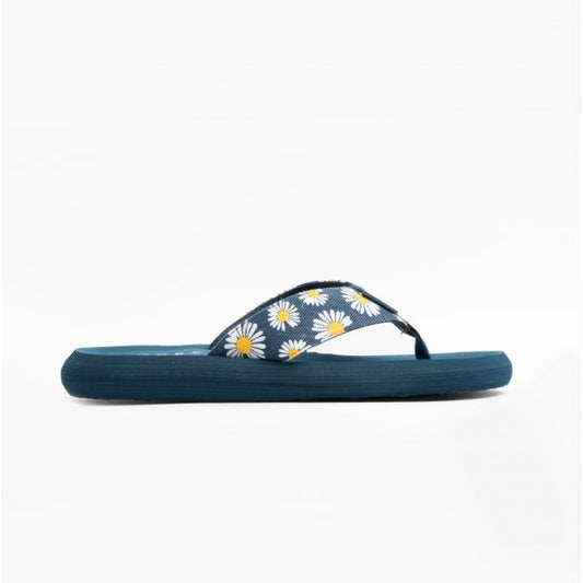 Rocket Dog SPOTLIGHT HOMER DAISY Ladies Flip Flops Navy - Shuperb