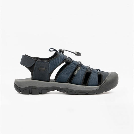 Hush Puppies PERU Mens Bungee Sandals Navy - Shuperb