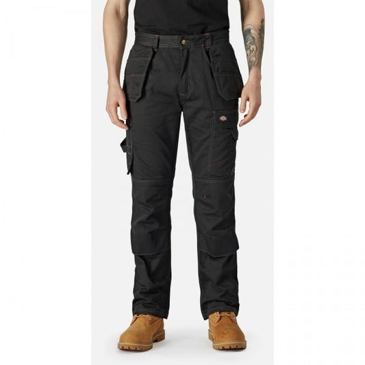 Dickies REDHAWK Mens Long Trousers Black - Shuperb