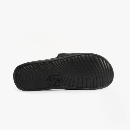 Reef REEF ONE SLIDE Mens Sliders Black - Shuperb