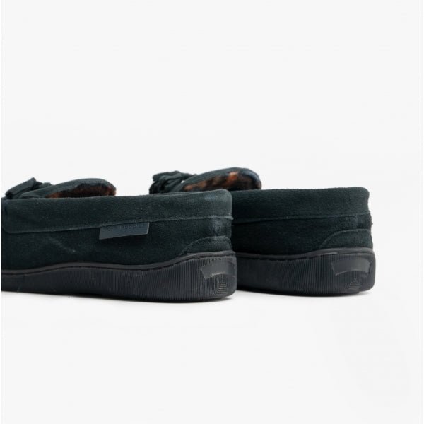 Hush Puppies LINUS Mens Suede Moccasins Navy - Shuperb