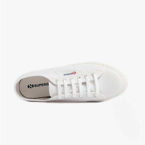 Superga 2790 LINEA UP AND DOWN Ladies Trainers White - Shuperb