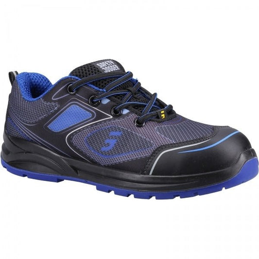 Safety Jogger CADOR S1P Mens Safety Trainers Blue - Shuperb