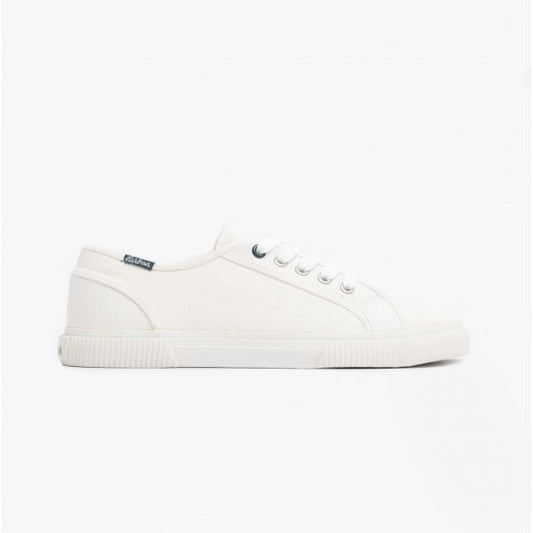 Barbour SEAHOLLY Ladies Casual Trainers White - Shuperb