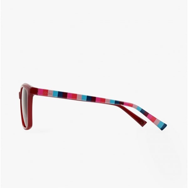 Joules WINDERMERE Ladies Sunglasses Wine/Stripe - Shuperb