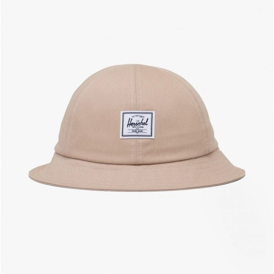 Herschel HENDERSON Unisex Cotton Hats Light Taupe/White: One Size - Shuperb