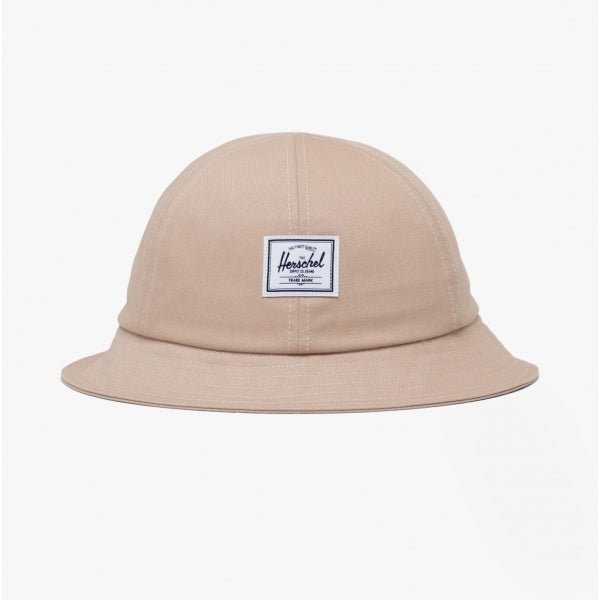 Herschel HENDERSON Unisex Cotton Hats Light Taupe/White: One Size - Shuperb