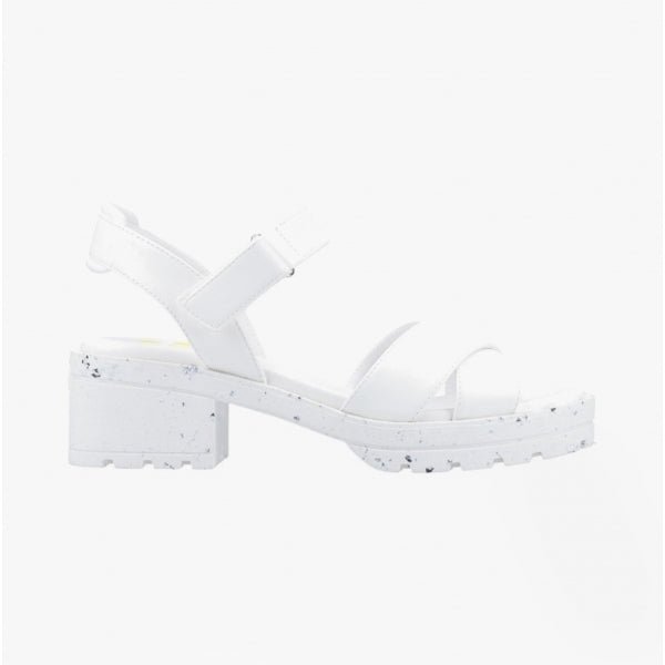 Rocket Dog LUCA Ladies Recycled PU Sandals White - Shuperb