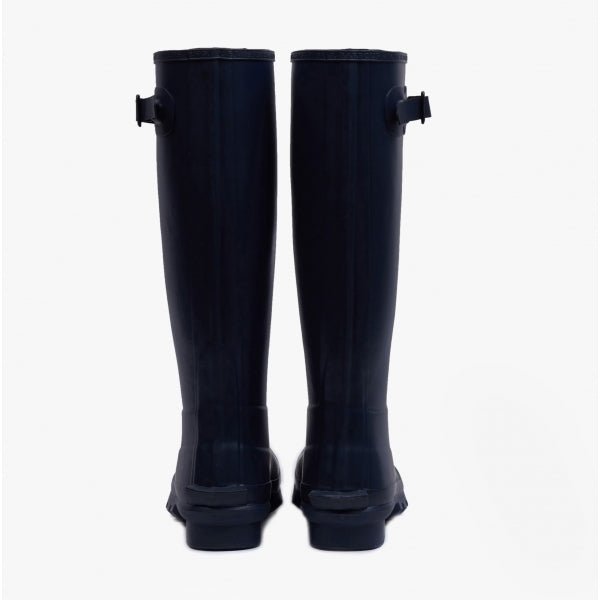 Barbour BEDE Ladies Tall Wellington Boots Navy - Shuperb