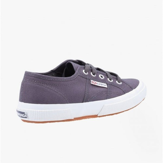 Superga 2750 COTU CLASSIC Ladies Canvas Trainers Dark Grey Iron - Shuperb