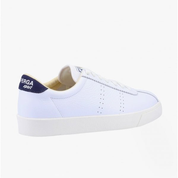 Superga 2843 CLUB S COMFORT Ladies Trainers Blue Navy/Beige - Shuperb