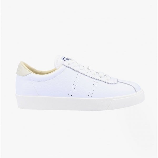 Superga 2843 CLUB S COMFORT Ladies Trainers White/Beige - Shuperb