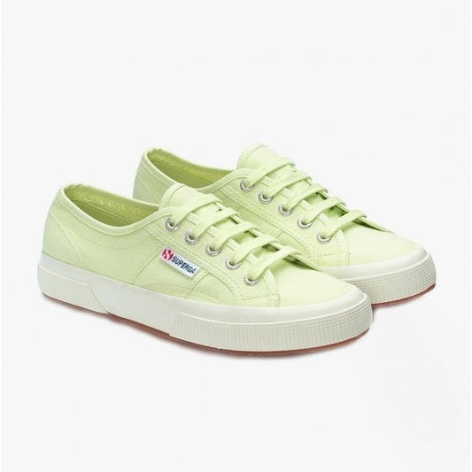 Superga 2750 COTU CLASSIC Ladies Trainers Green Primrose - Shuperb