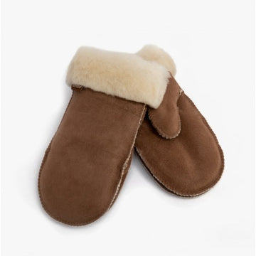 Shepherd FURUVIK Ladies Sheepskin Mittens Bronze - Shuperb