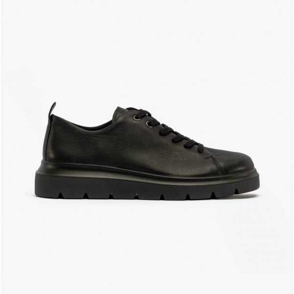 ECCO NOUVELLE Ladies Leather Shoes Black - Shuperb