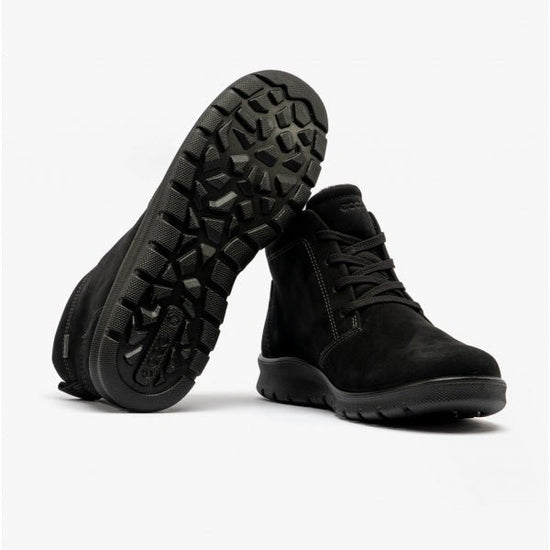 ECCO BABETT Ladies Leather Ankle Boots Black - Shuperb