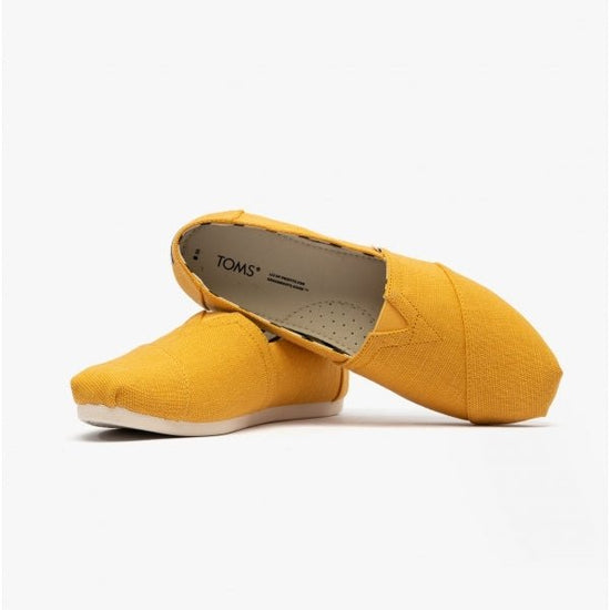 TOMS ALPARGATA Ladies Canvas Espadrille Yellow - Shuperb