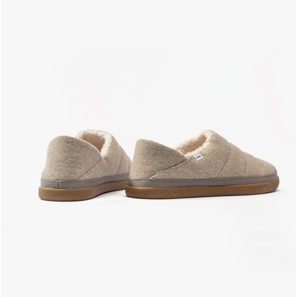 TOMS EZRA Ladies Slippers Beige - Shuperb