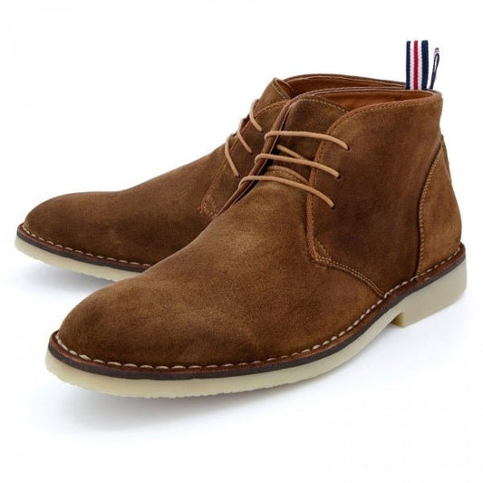 Dune London CASH Mens Suede Desert Boots Tan - Shuperb