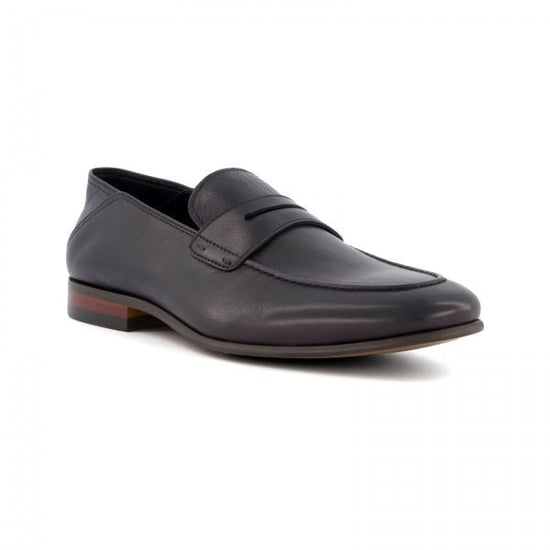 Dune London SYNC Mens Leather Loafers Black - Shuperb