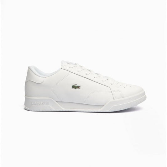 Lacoste TWIN SERVE 0721 2 Ladies Leather Trainers White - Shuperb