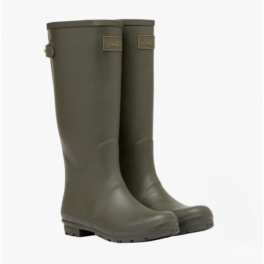 Joules FIELD WELLY Ladies Wellies Rosin Green - Shuperb